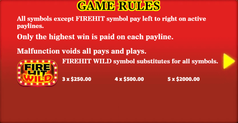 Fire Hit สล็อตค่าย ka gaming fish