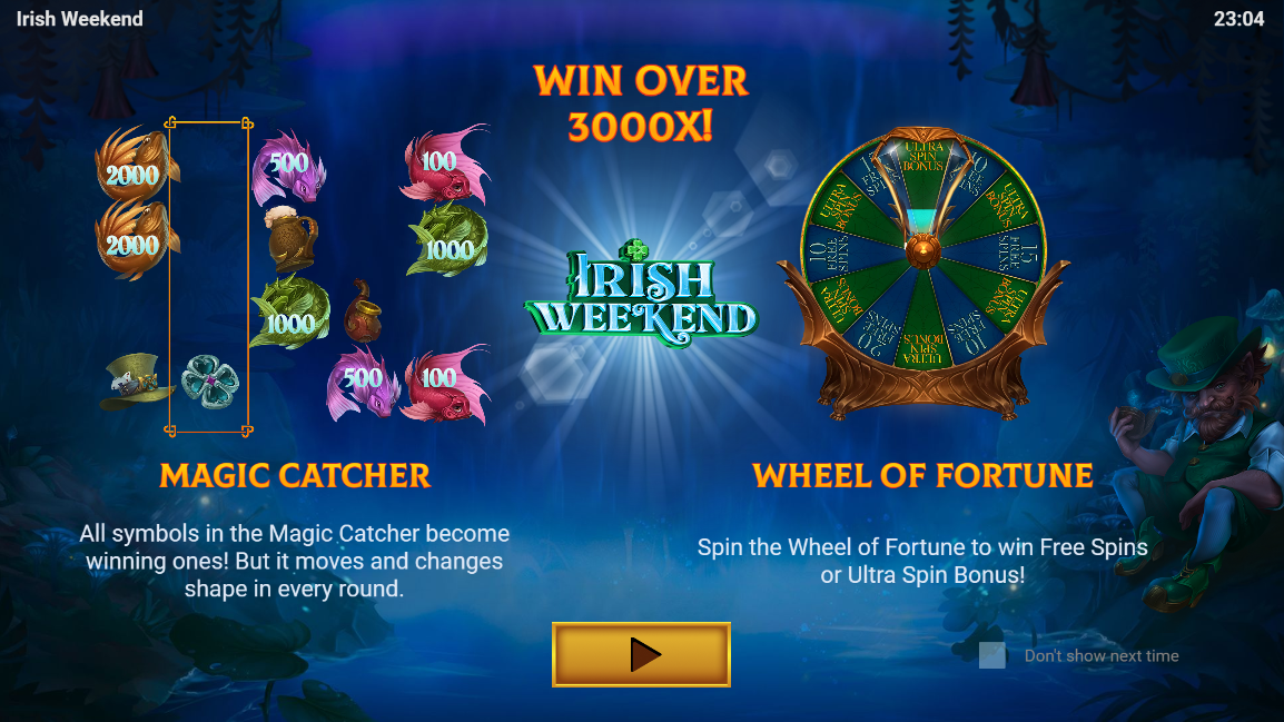 IRISH WEEKEND BONUS BUY สล็อตค่าย evoplay pgslot168 vip