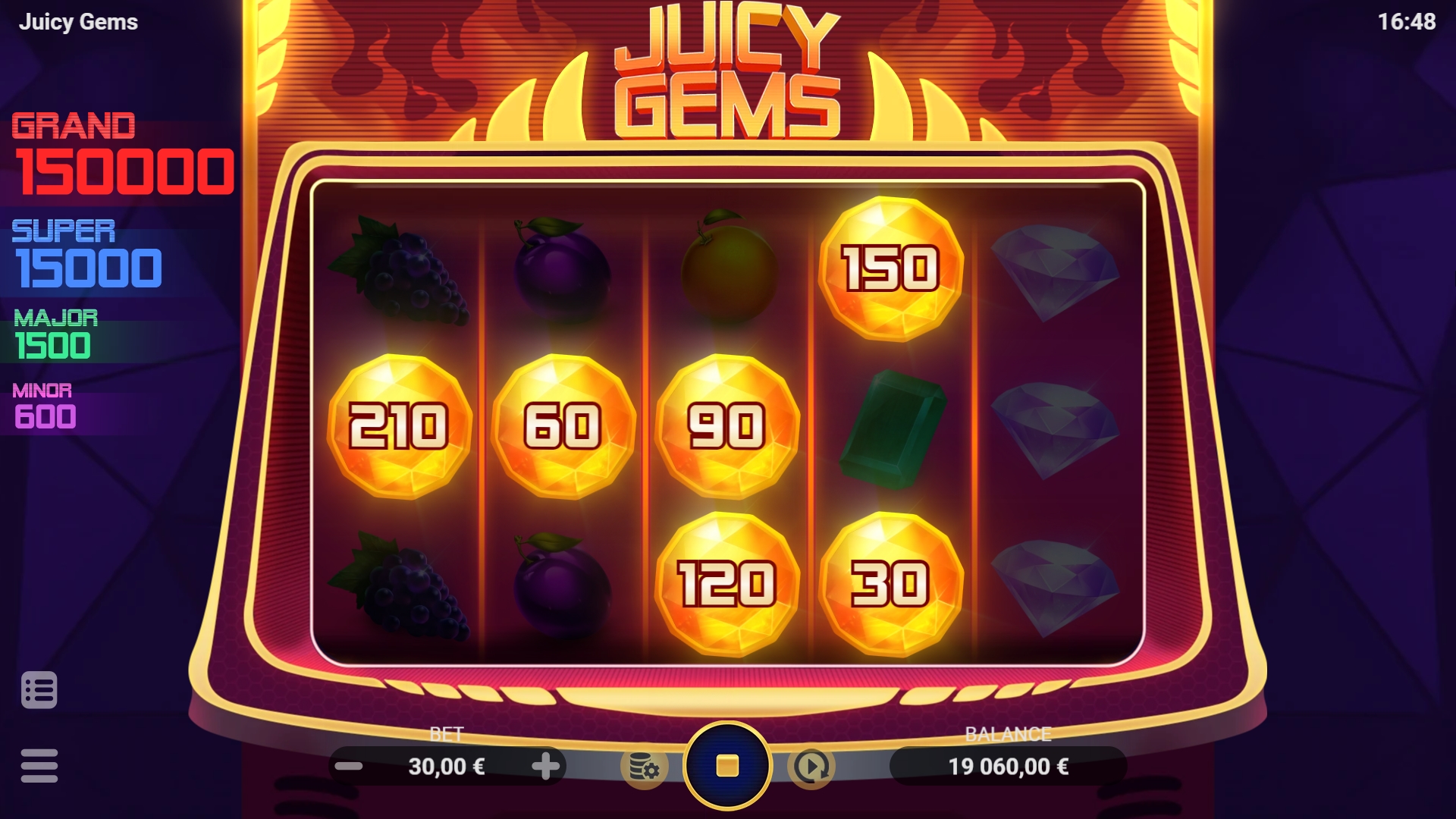 JUICY GEMS evoplay เครดิตฟรี pgslot168 vip