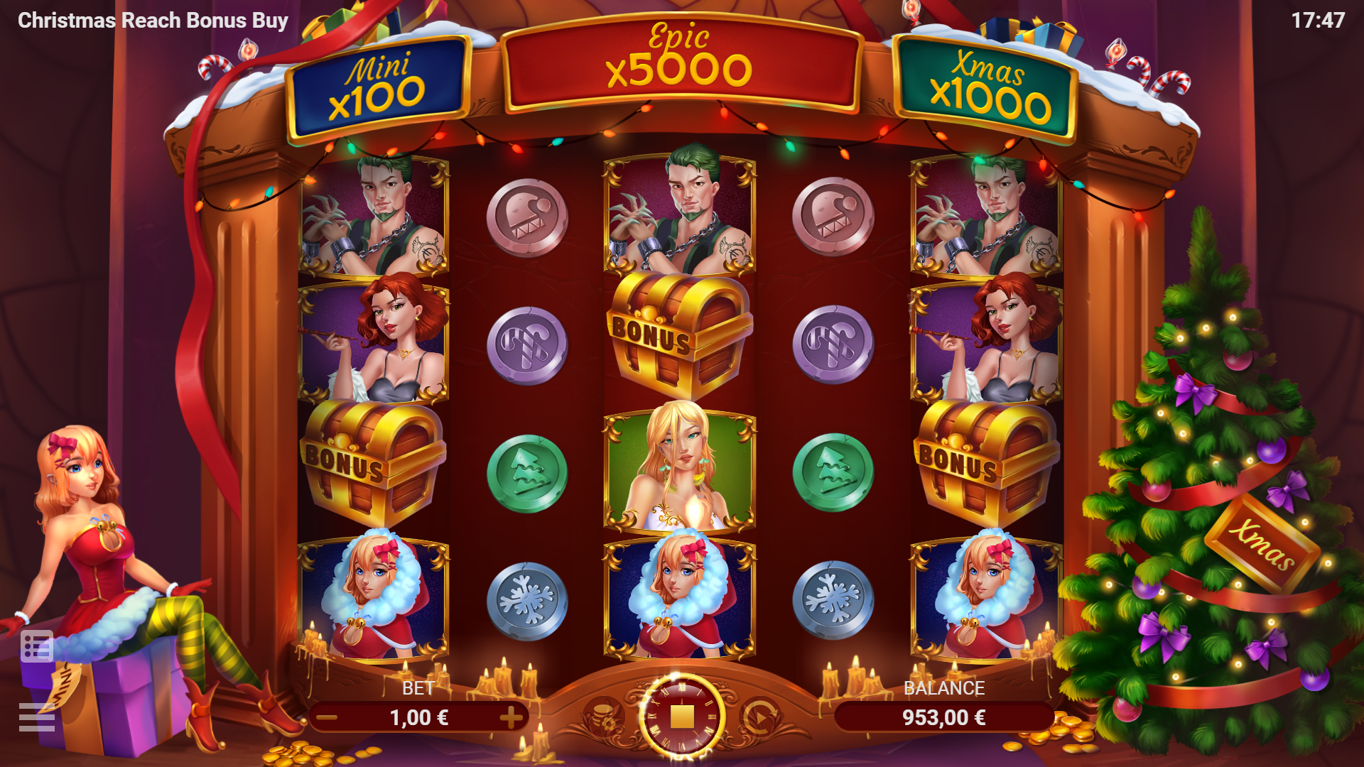 CHRISTMAS REACH BONUS BUY evoplay เครดิตฟรี pgslot168 vip