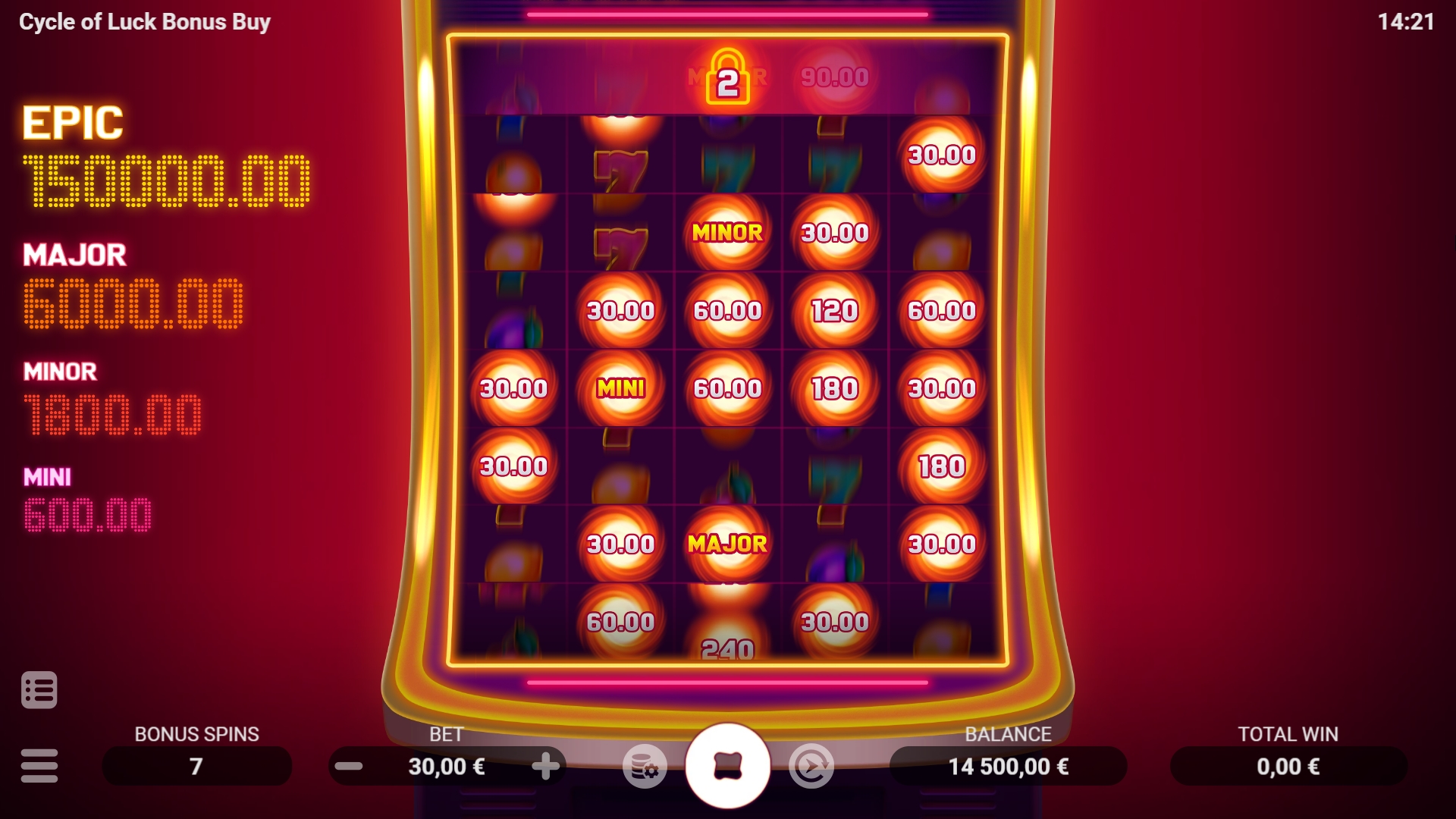 CYCLE OF LUCK BONUS BUY ทางเข้า evoplay pgslot168 vip