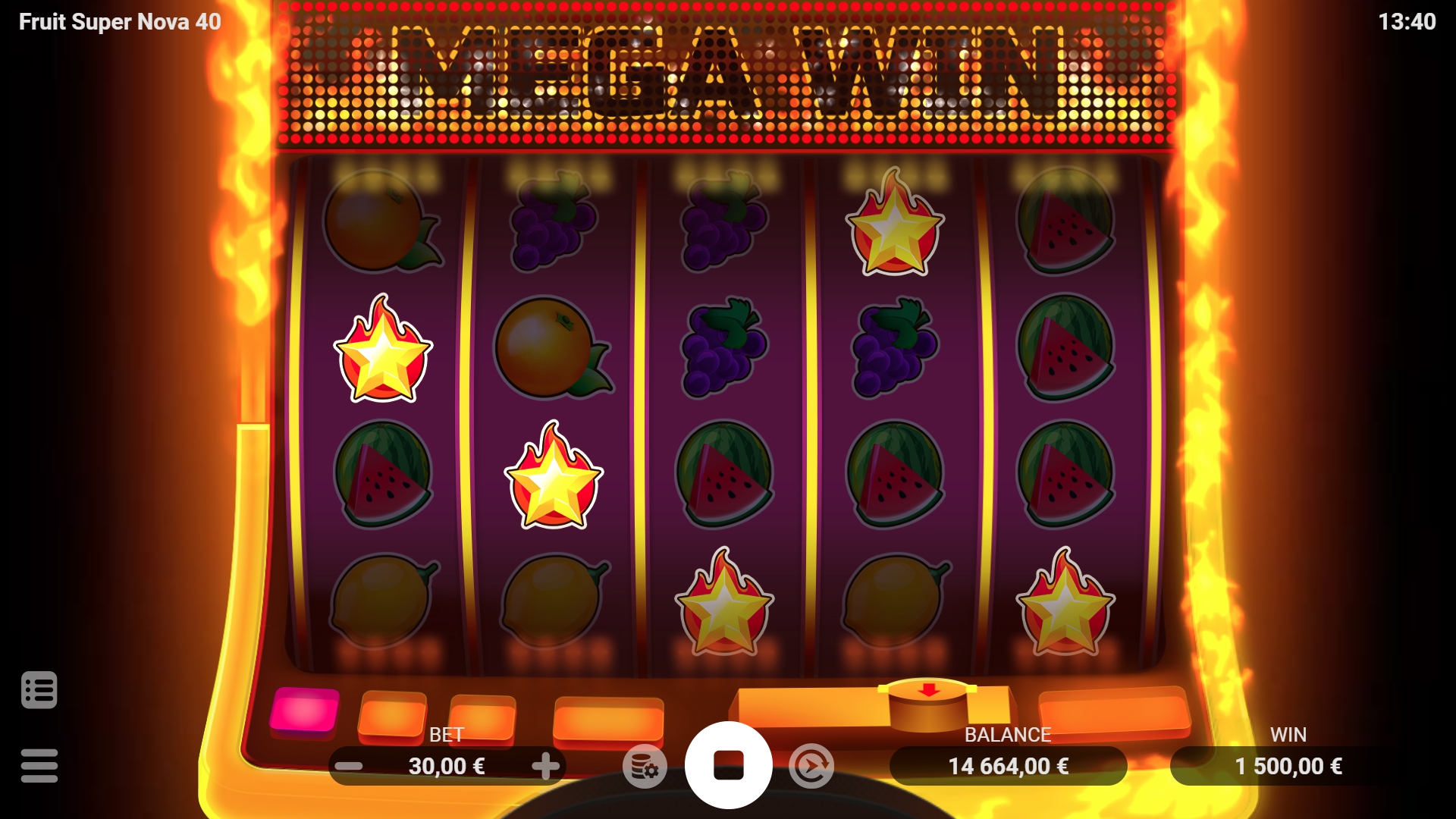 FRUIT SUPER NOVA 40 evoplay slot pgslot168 vip