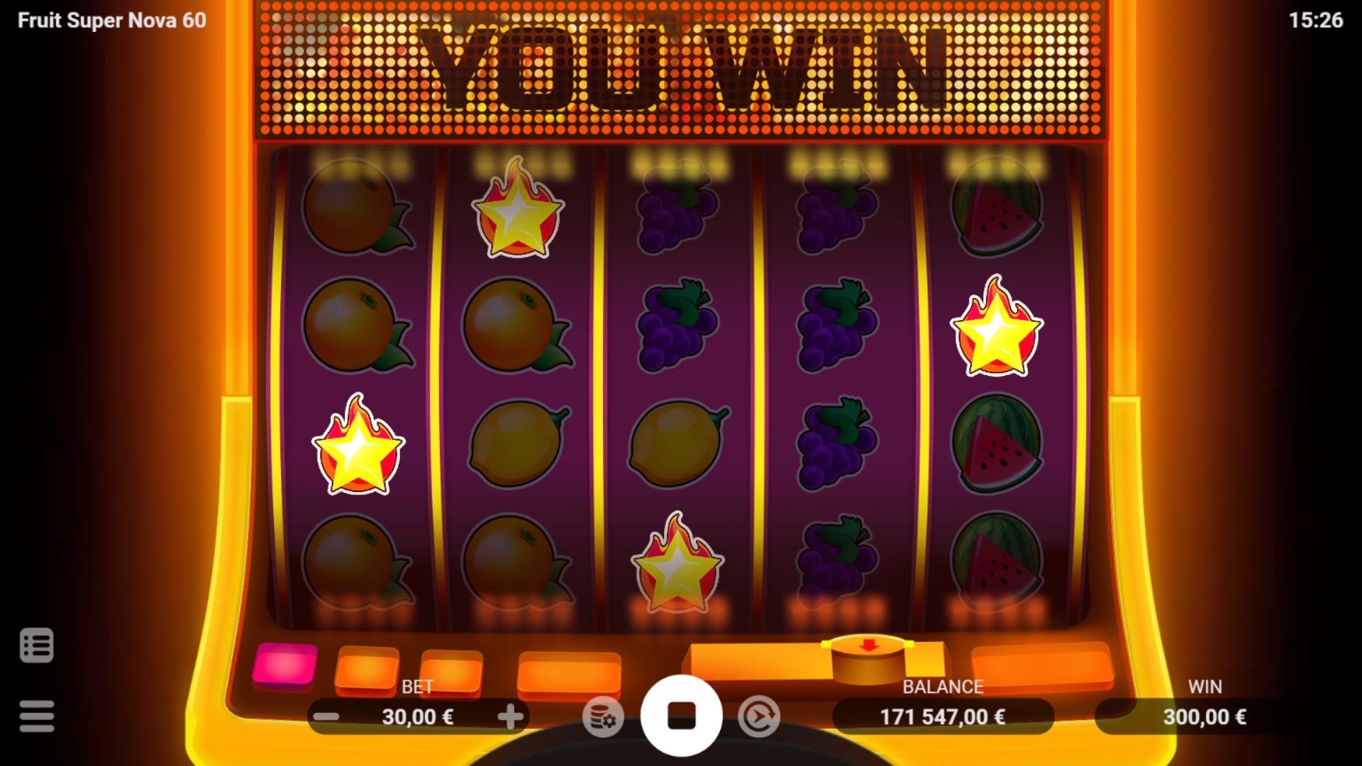 FRUIT SUPER NOVA 60 สล็อต evoplay pgslot168 vip