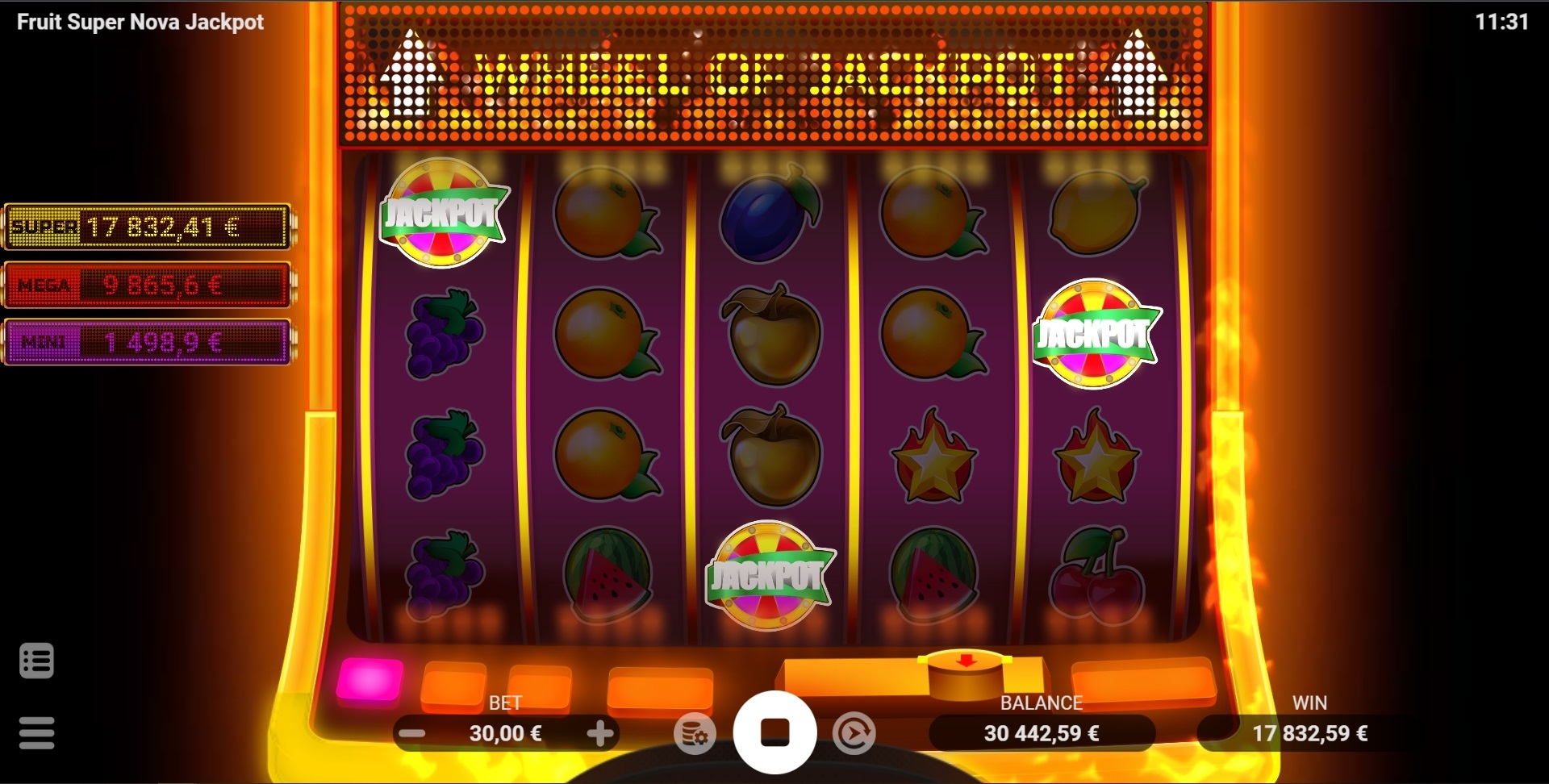 FRUIT SUPER NOVA JACKPOT ทางเข้า evoplay pgslot168 vip