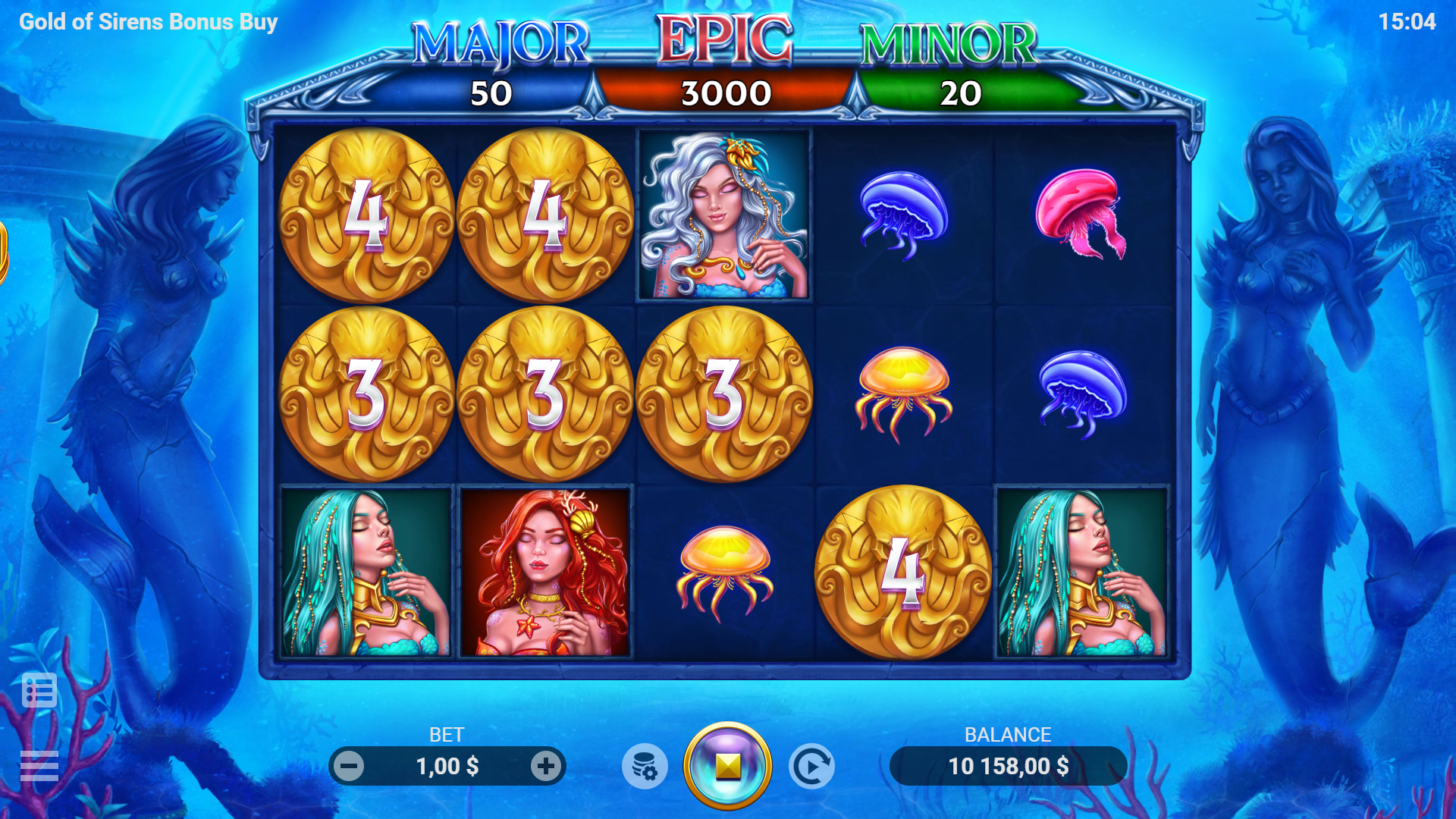 GOLD OF SIRENS BONUS BUY evoplay 24 pgslot168 vip