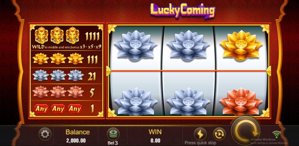 Lucky Coming JILI pgslot168 vip เว็บตรง