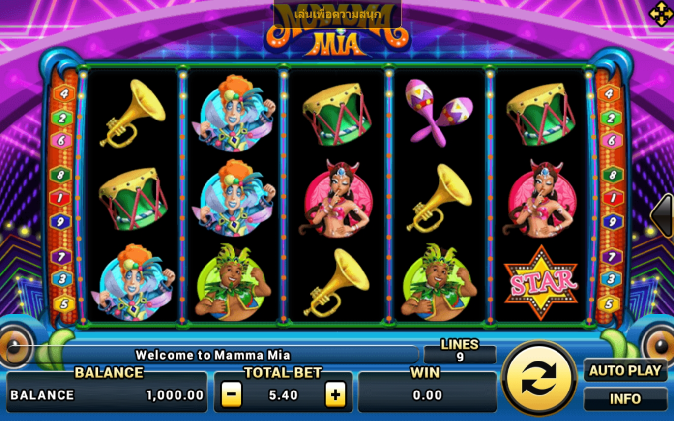 Mammamia Slotxo pgslot 168 vip ฝาก ถอน