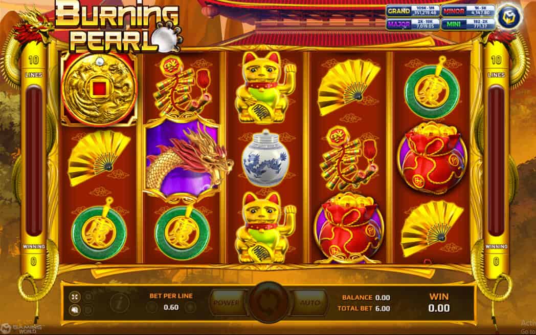 Burning Pearl Slotxo pgslot 168 vip ฝาก ถอน