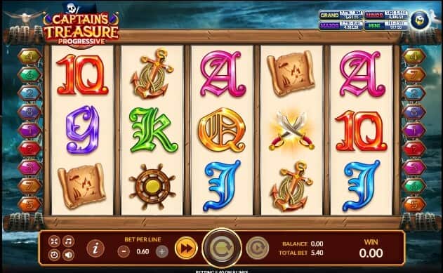 Captains Treasure Progressive Slotxo pgslot 168 vip ฝาก ถอน