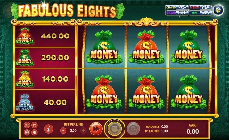 Fabulous Eights Slotxo pgslot 168 vip ฝาก ถอน