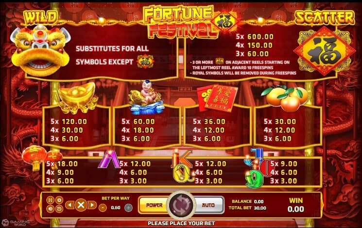 Fortune Festival slotxo pgslot 168 vip เว็บตรง