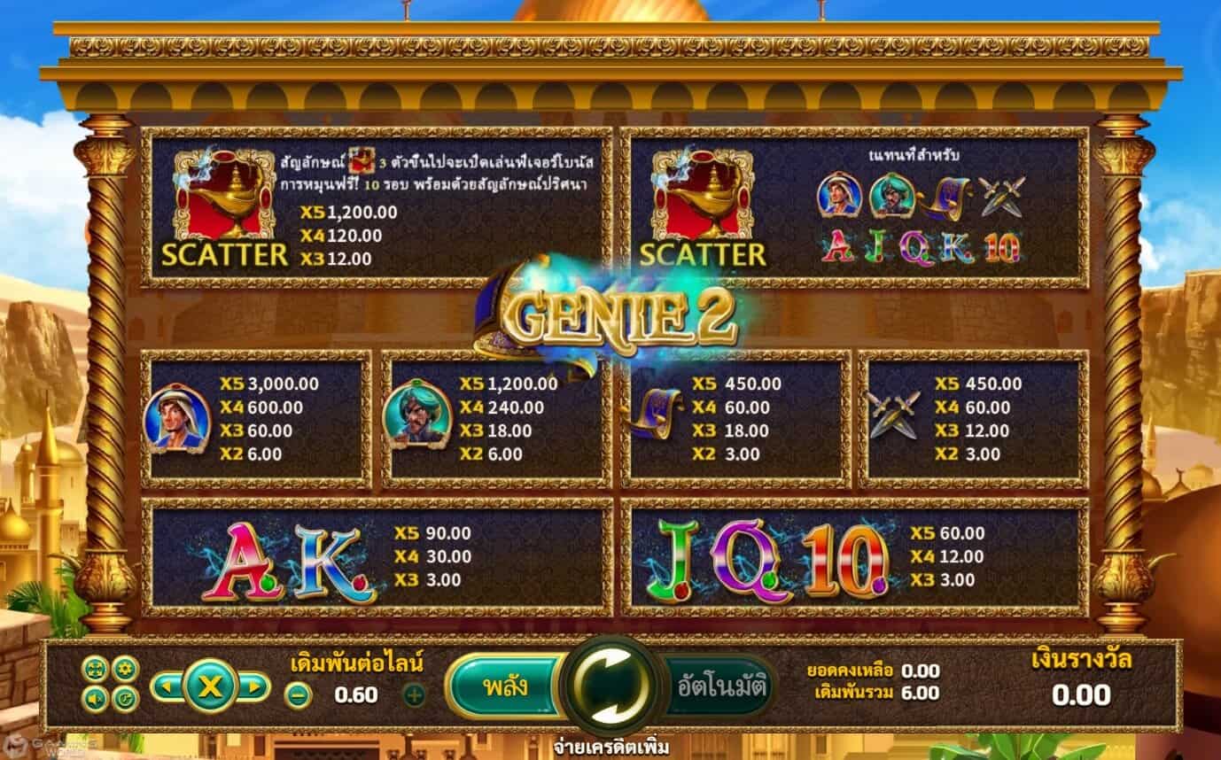 Genie 2 slotxo pgslot 168 vip เว็บตรง