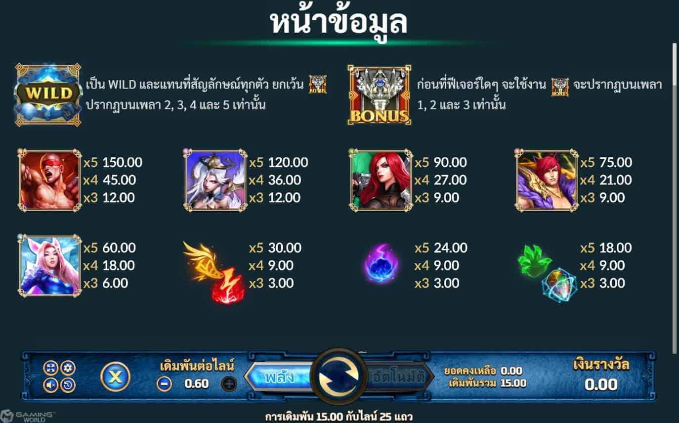 League Of Legends slotxo pgslot 168 vip เว็บตรง