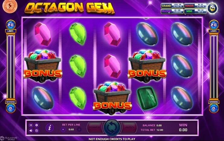 Octagon Gem Slotxo pgslot 168 vip ฝาก ถอน