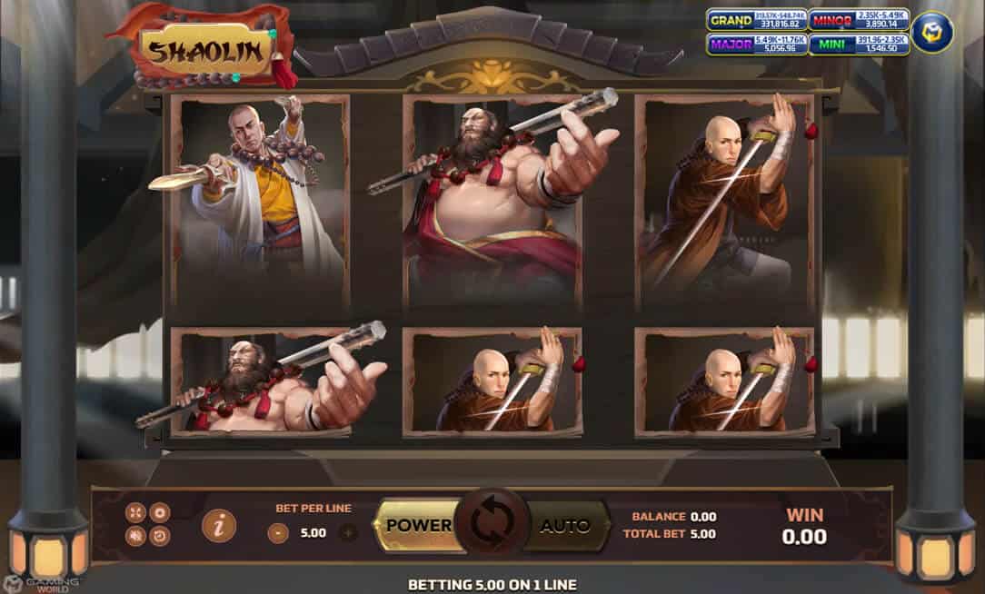 Shaolin Slotxo pgslot 168 vip ฝาก ถอน