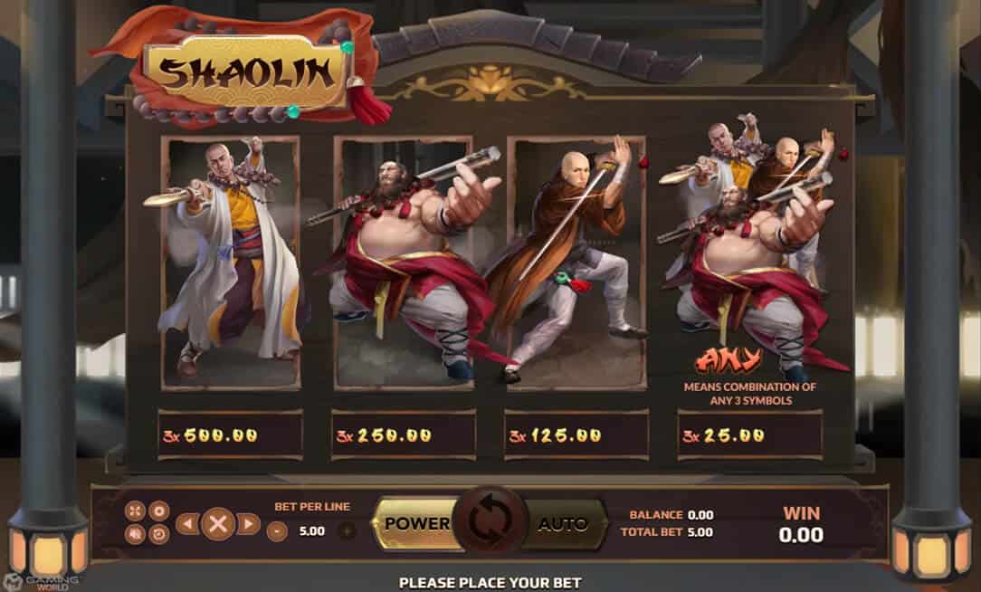 Shaolin slotxo pgslot 168 vip เว็บตรง