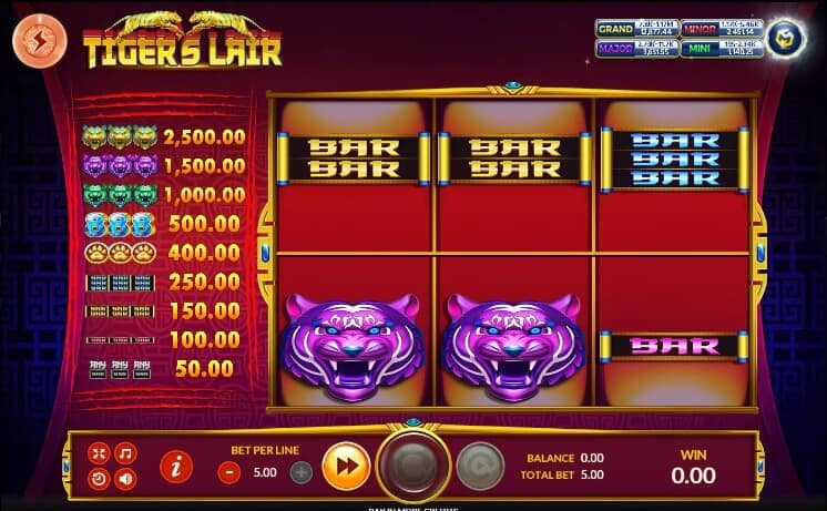 Tiger's Lair Slotxo pgslot 168 vip ฝาก ถอน