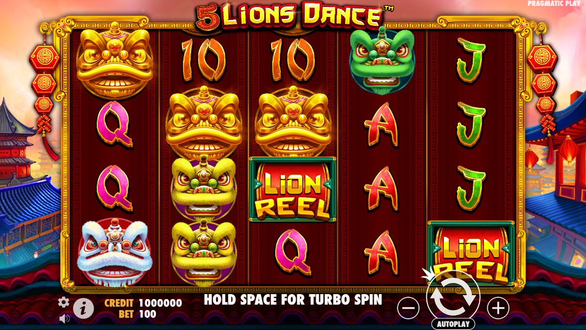 5 Lions Dance Pragmatic Play Pgslot 168 vip ฟรีเครดิต