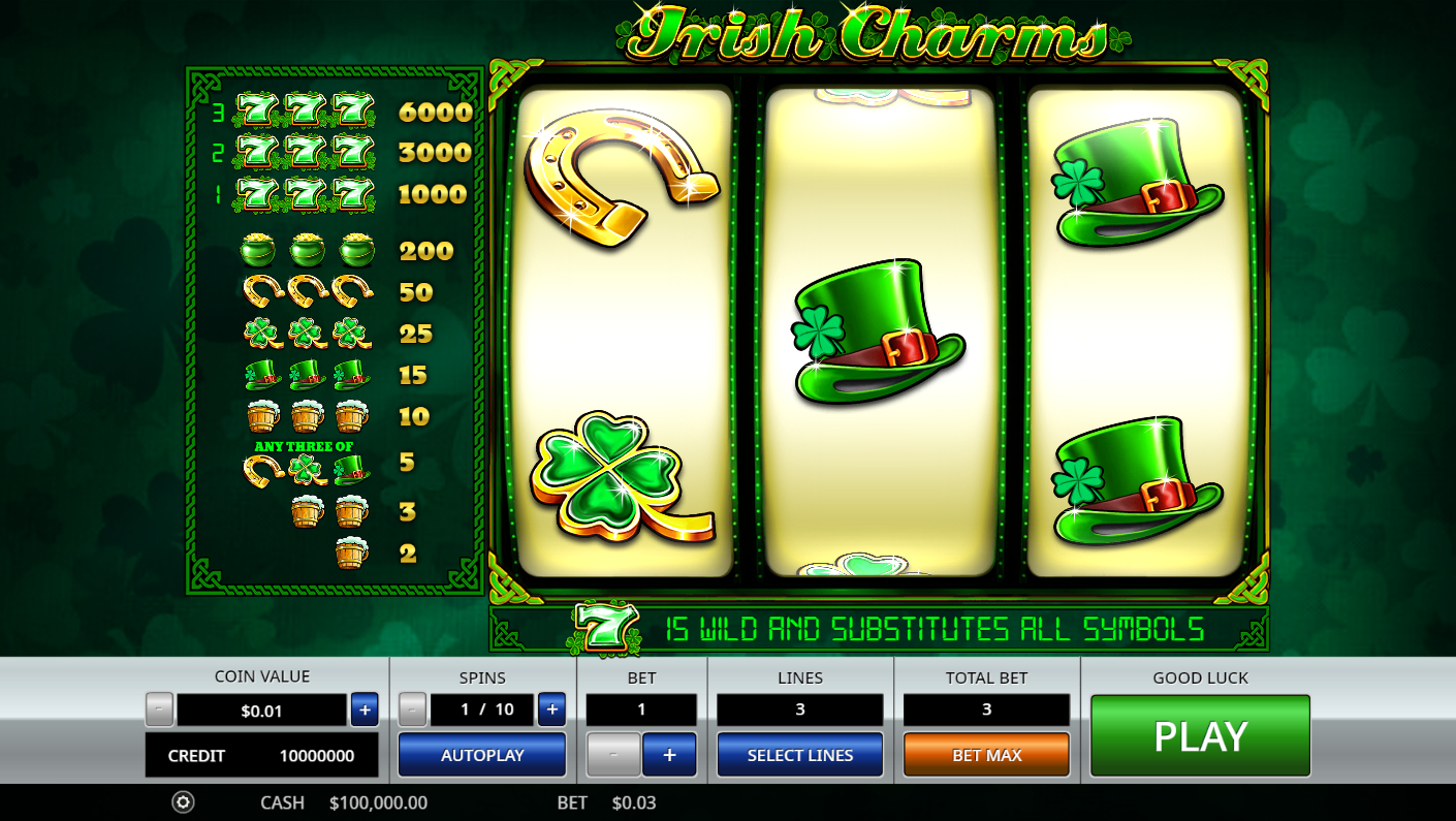 Irish Charms Pragmatic Play Pgslot 168 vip ฟรีเครดิต