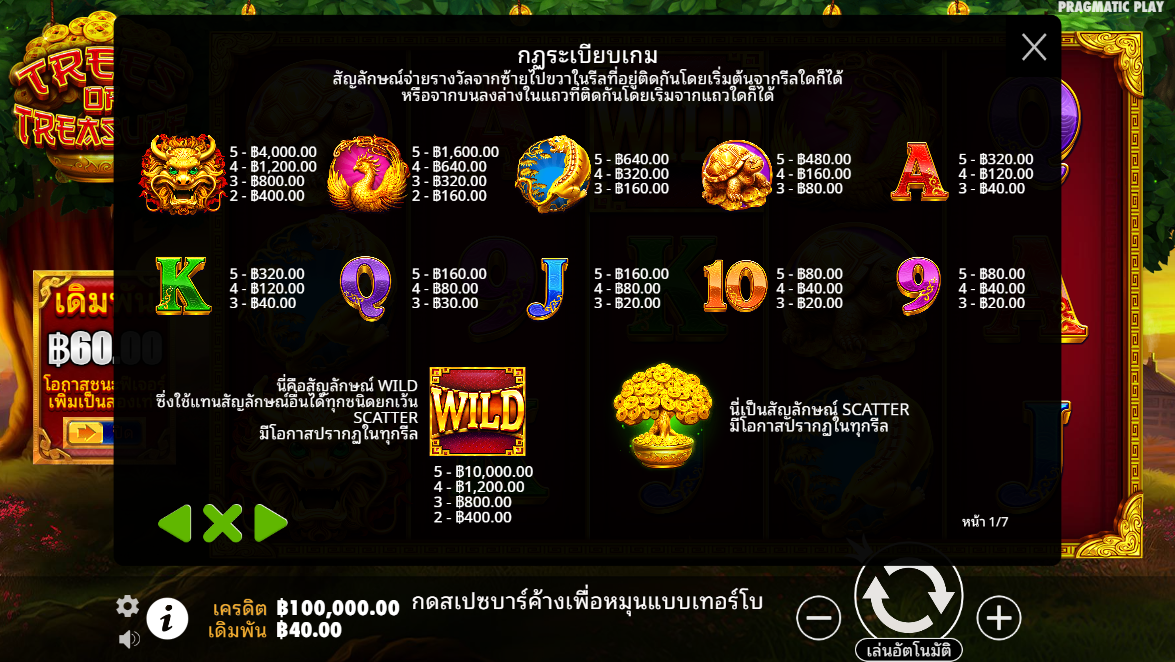 Trees of Treasure Pragmatic Play Pgslot 168 vip ทางเข้า