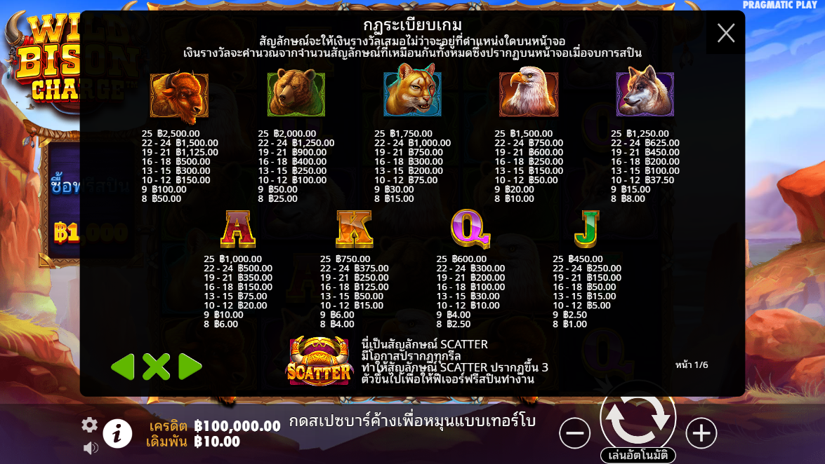 Wild Bison Charge Pragmatic Play Pgslot 168 vip ทางเข้า