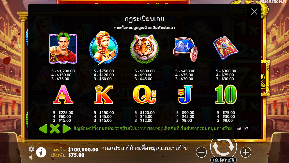 Wild Gladiators Pragmatic Play Pgslot 168 vip ทางเข้า