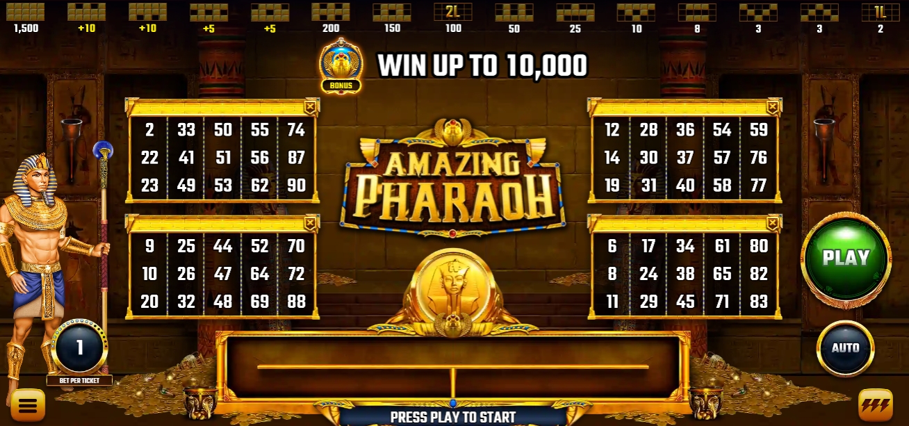 Amazing Pharaoh Microgaming pgslot 168 vip ฟรีเครดิต