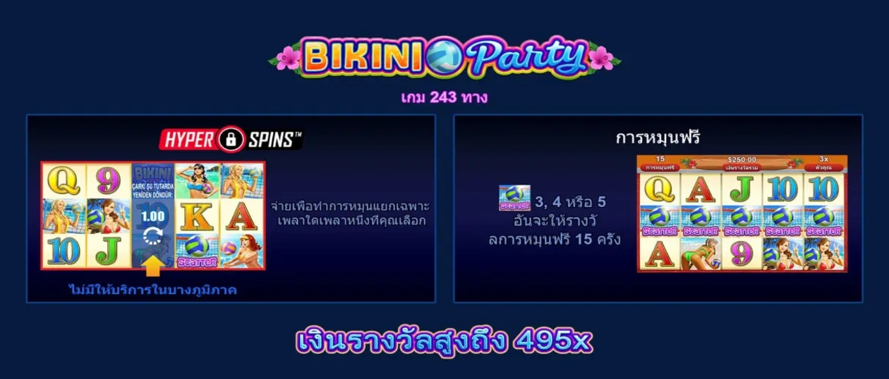 Bikini Party Microgaming pgslot 168 vip ฟรีเครดิต