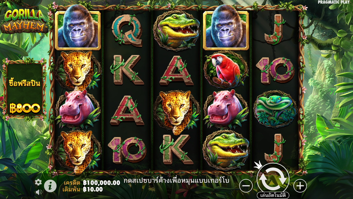 Gorilla Mayhem Pragmatic Play Pgslot 168 vip ฟรีเครดิต