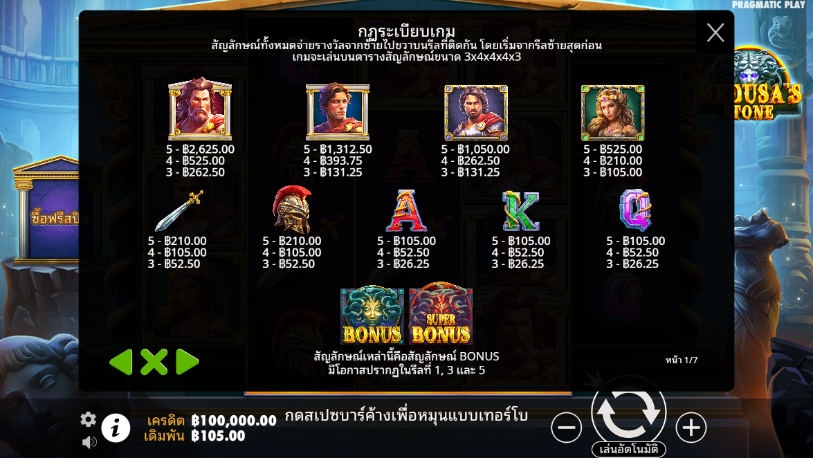 Medusa’s Stone Pragmatic Play Pgslot 168 vip ทางเข้า