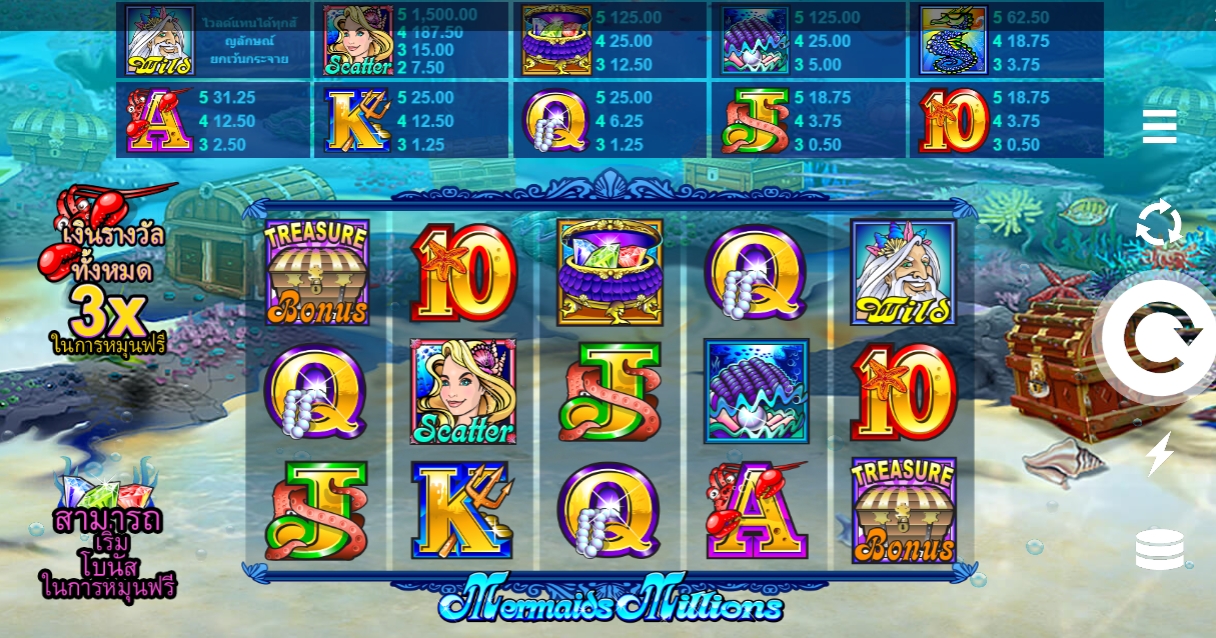 Mermaids Millions Microgaming pgslot 168 vip ฟรีเครดิต