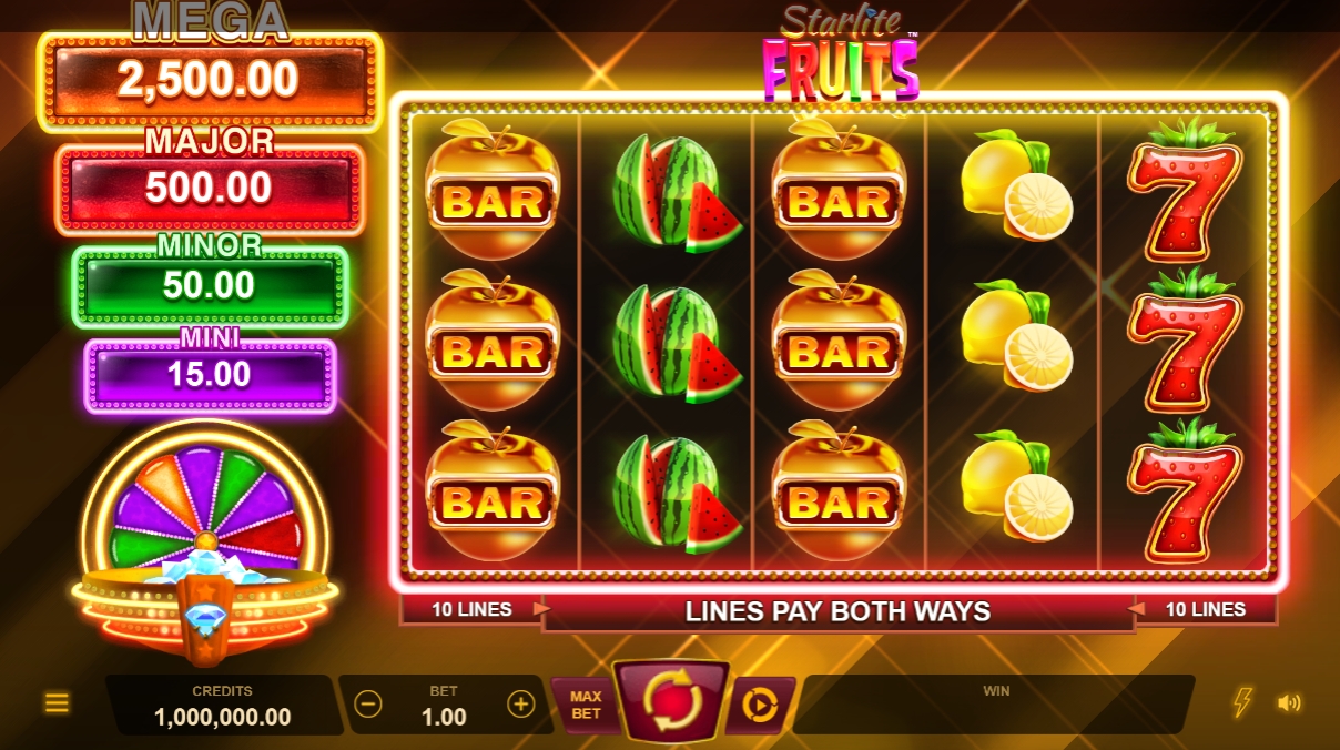 Starlite Fruits Microgaming pgslot 168 vip ฟรีเครดิต