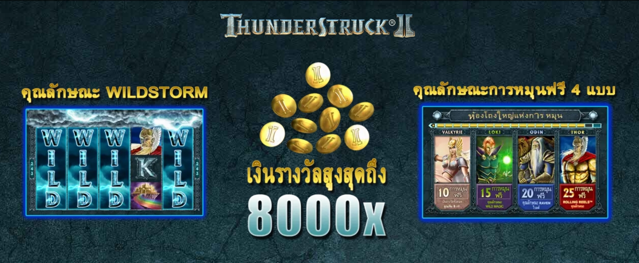 Thunderstruck II Microgaming pgslot 168 vip ฟรีเครดิต