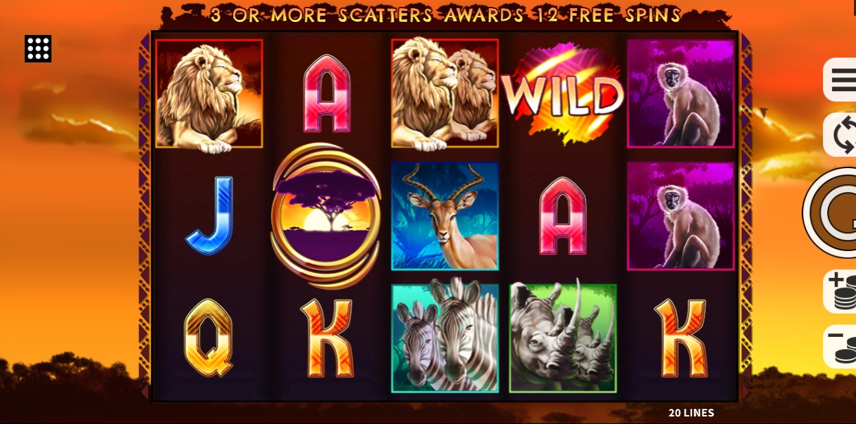 Animals of Africa Microgaming pgslot 168 vip ฟรีเครดิต