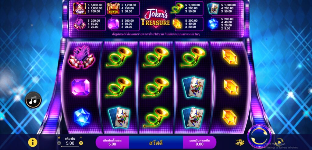 Joker's Treasure Spadegaming pgslot 168 ทางเข้า