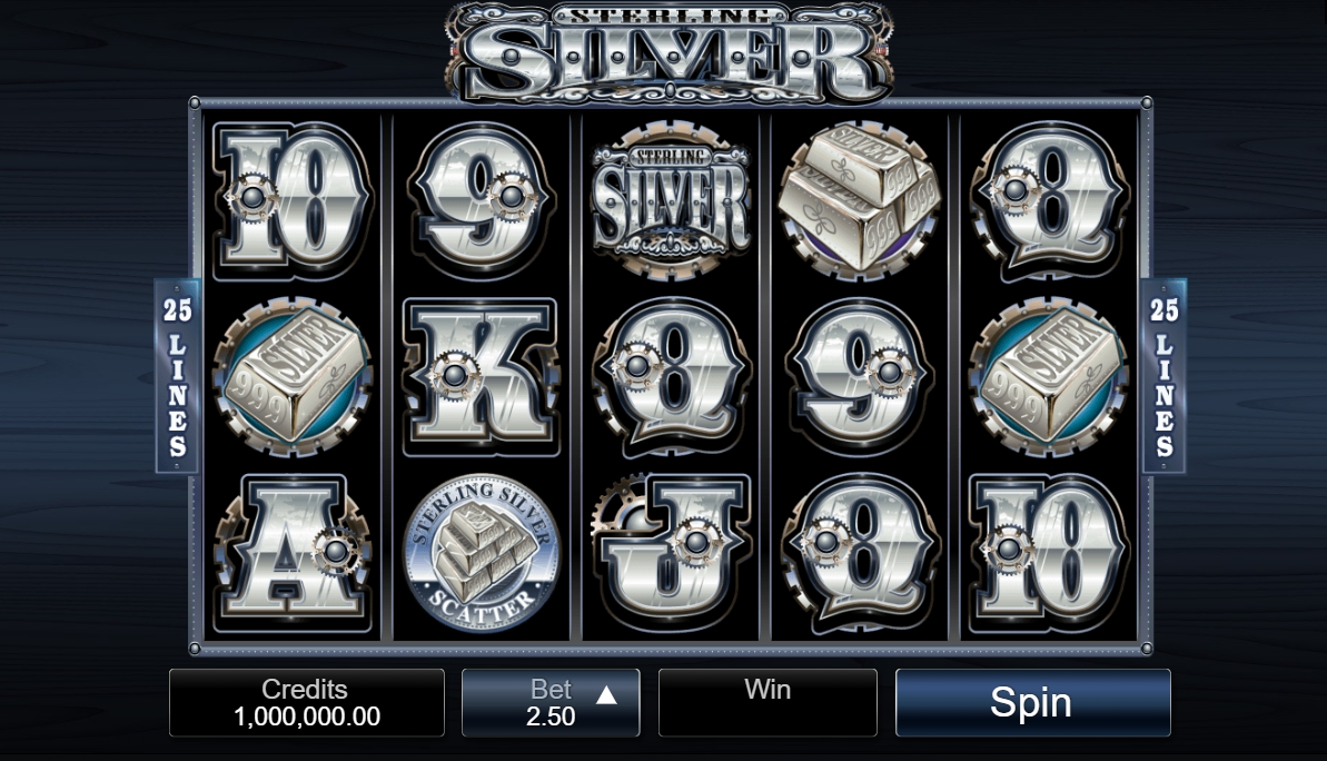 Sterling Silver Microgaming pgslot 168 vip ฟรีเครดิต