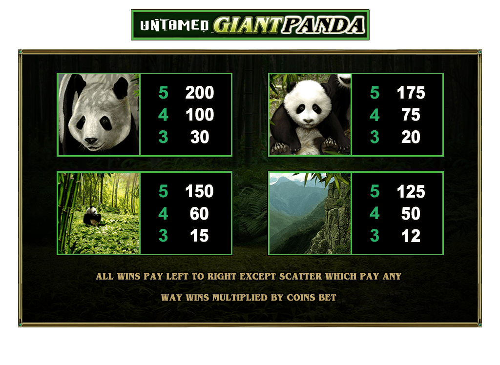 Untamed - Giant Panda Microgaming pgslot 168 vip เว็บตรง