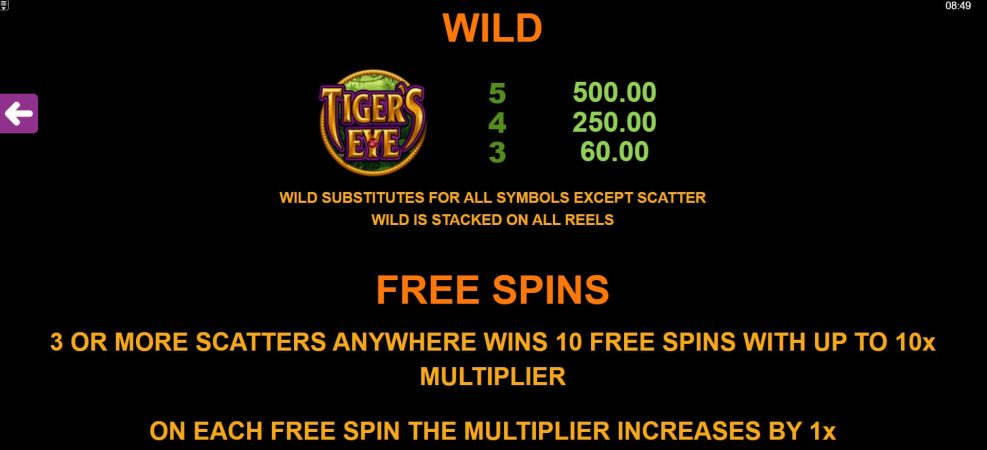 Tiger’s Eye Microgaming pgslot168 vip ทางเข้า