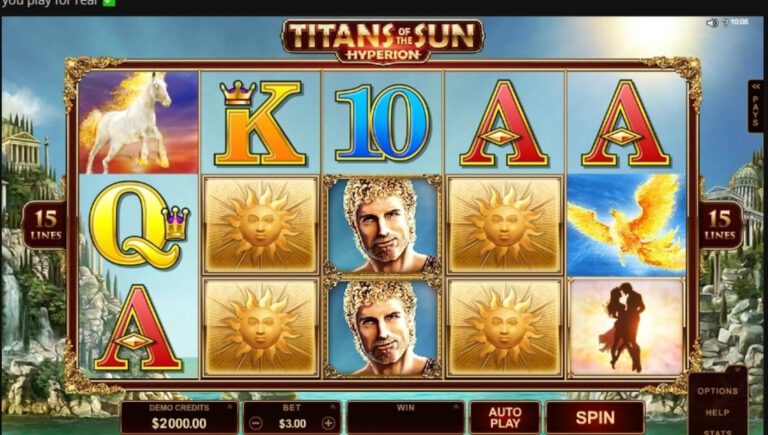 Titans of The Sun Hyperion Microgaming pgslot168 vip ทดลองเล่น