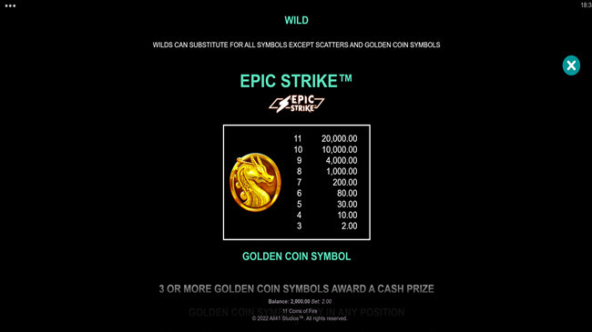 11 Coins of Fire Microgaming pgslot168 vip เว็บตรง
