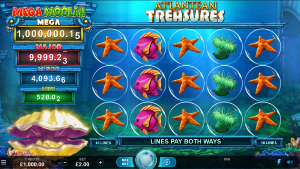 Atlantean Treasures Mega Moolah Microgaming pgslot168 vip ทดลองเล่น