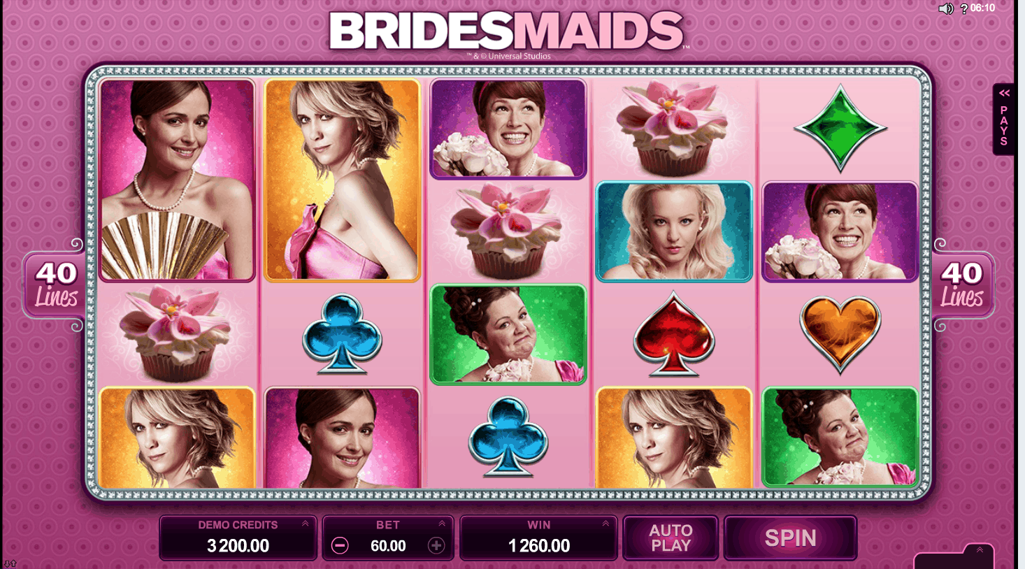 Bridesmaids Microgaming pgslot168 vip ทดลองเล่น