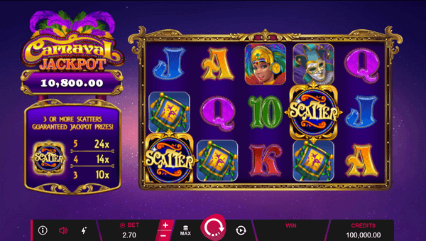 Carnival Jackpot Microgaming pgslot168 vip ทดลองเล่น