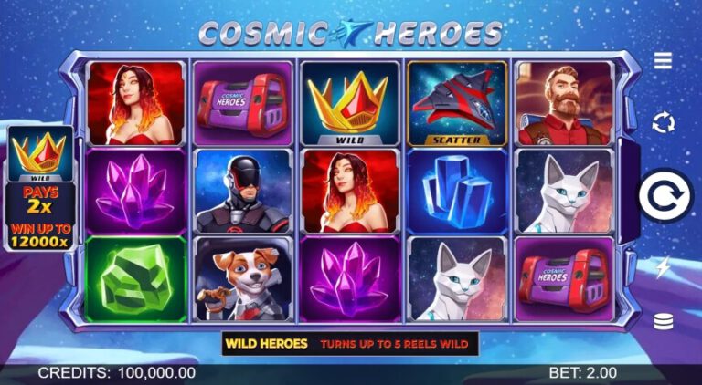 Cosmic Heroes Microgaming pgslot168 vip ทดลองเล่น