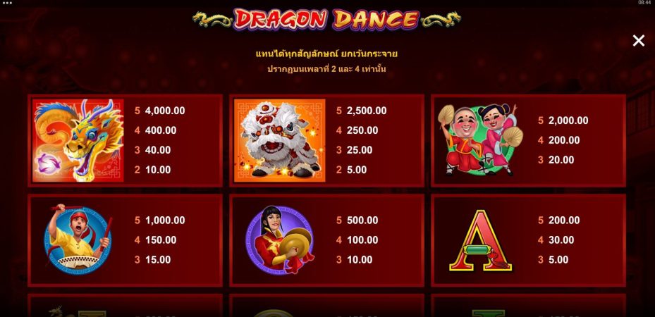 Dragon Dance Online Slot Microgaming pgslot168 vip เว็บตรง