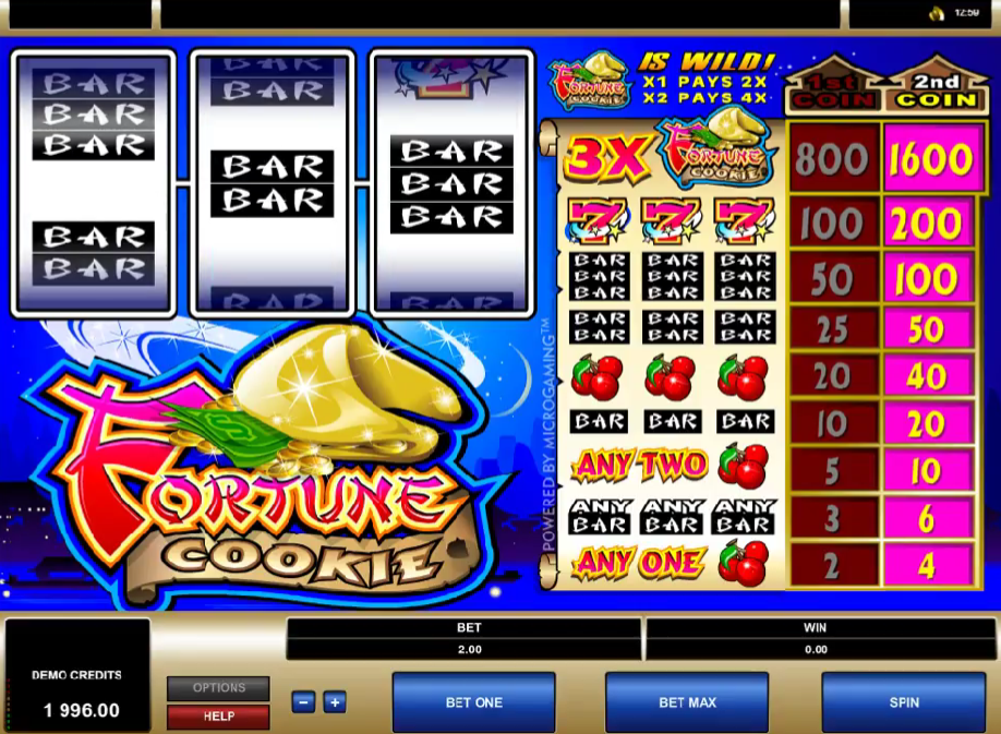Fortune Cookie Microgaming pgslot168 vip ทดลองเล่น