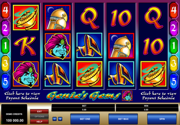 Genie's Gems Microgaming pgslot168 vip ทดลองเล่น