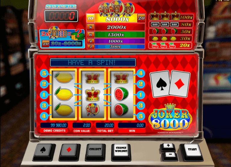 Joker 8000 Microgaming pgslot168 vip ทดลองเล่น