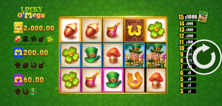 Lucky O'Mega Microgaming pgslot168 vip ทดลองเล่น