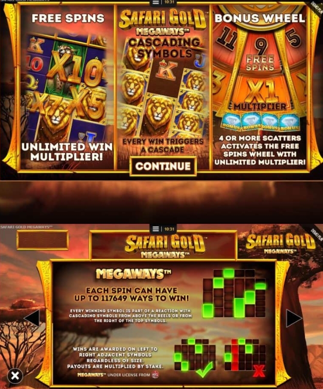 Safari Gold Megaways Microgaming pgslot168 vip เว็บตรง